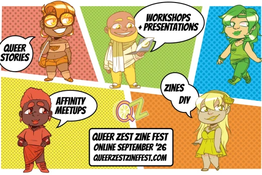 Queer Zest Zine Fest 2026 Tablers